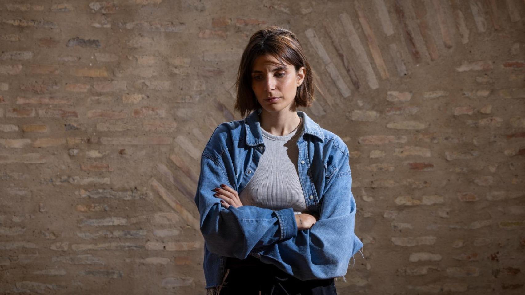 Julia Cinca fotografiada tras su entrevista con EL ESPAÑOL.