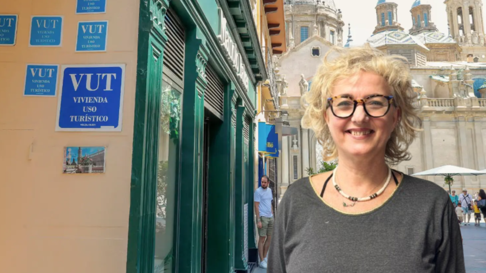 Beatriz, administradora de fincas en Zaragoza.