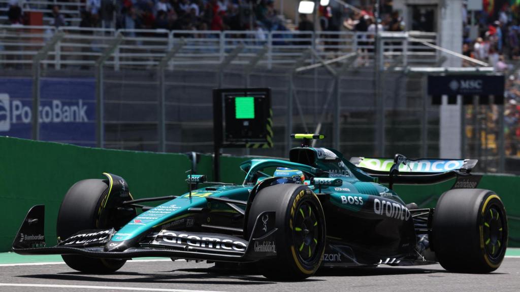 Fernando Alonso, en los libres del GP de Brasil.