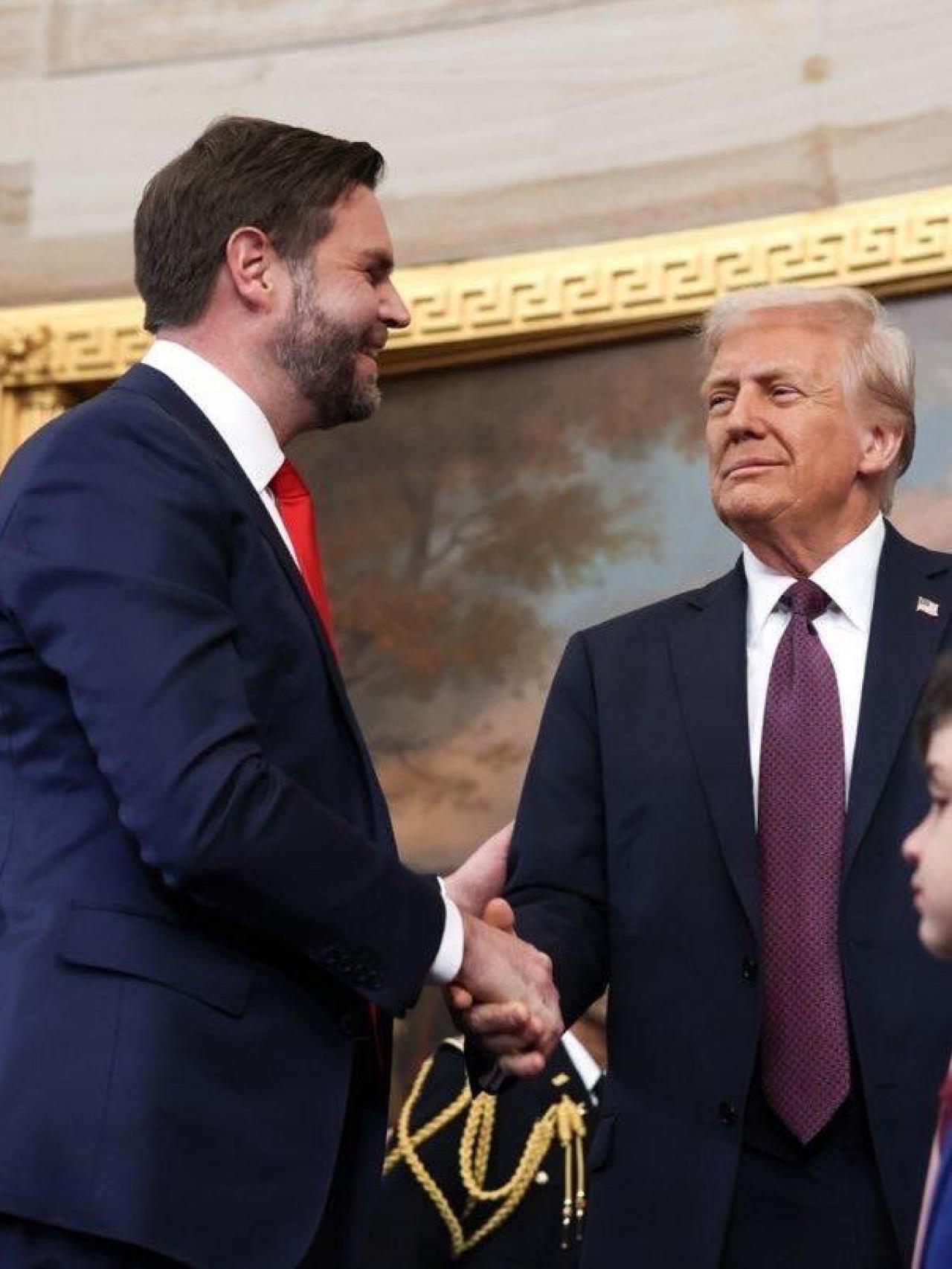 JD Vance y Donald Trump en una imagen de archivo.