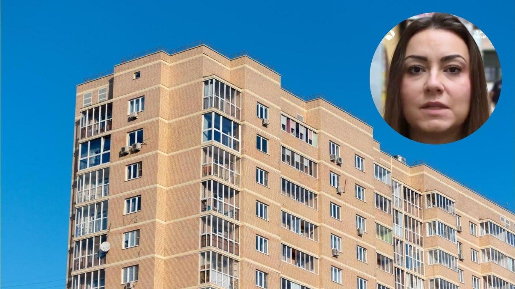 Fotomontaje de Raquel, joven de 30 años.