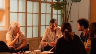 Una de las charlas del Hematofesti 2025 en Vigo.