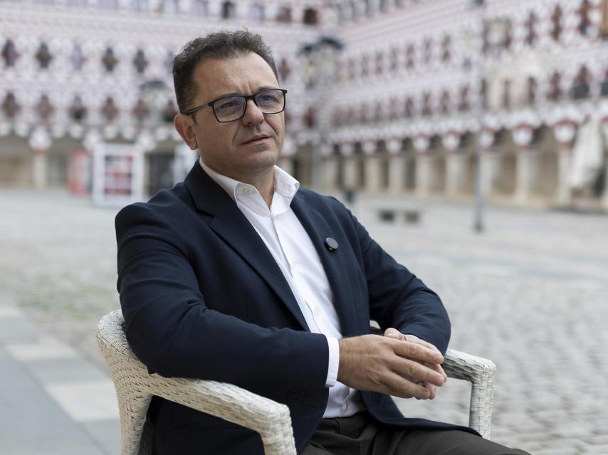 Raúl González, durante la entrevista.