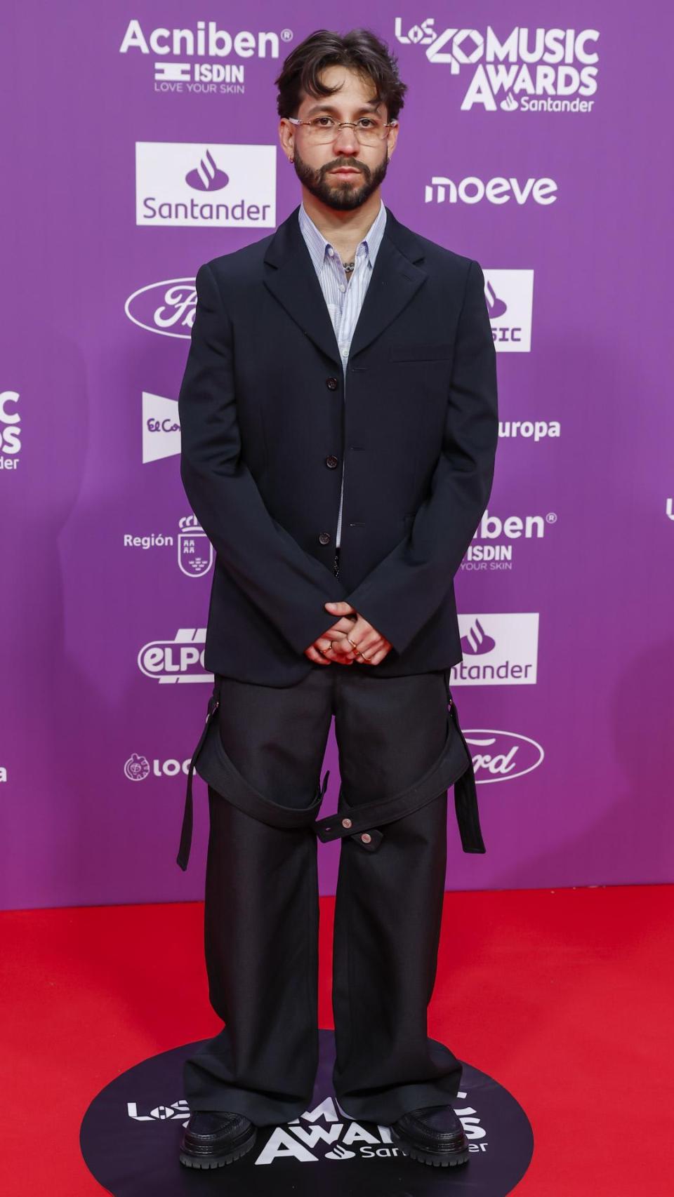 El cantante Mora, en LOS40 Music Awards Santander en Valencia este pasado viernes, 7 de noviembre.