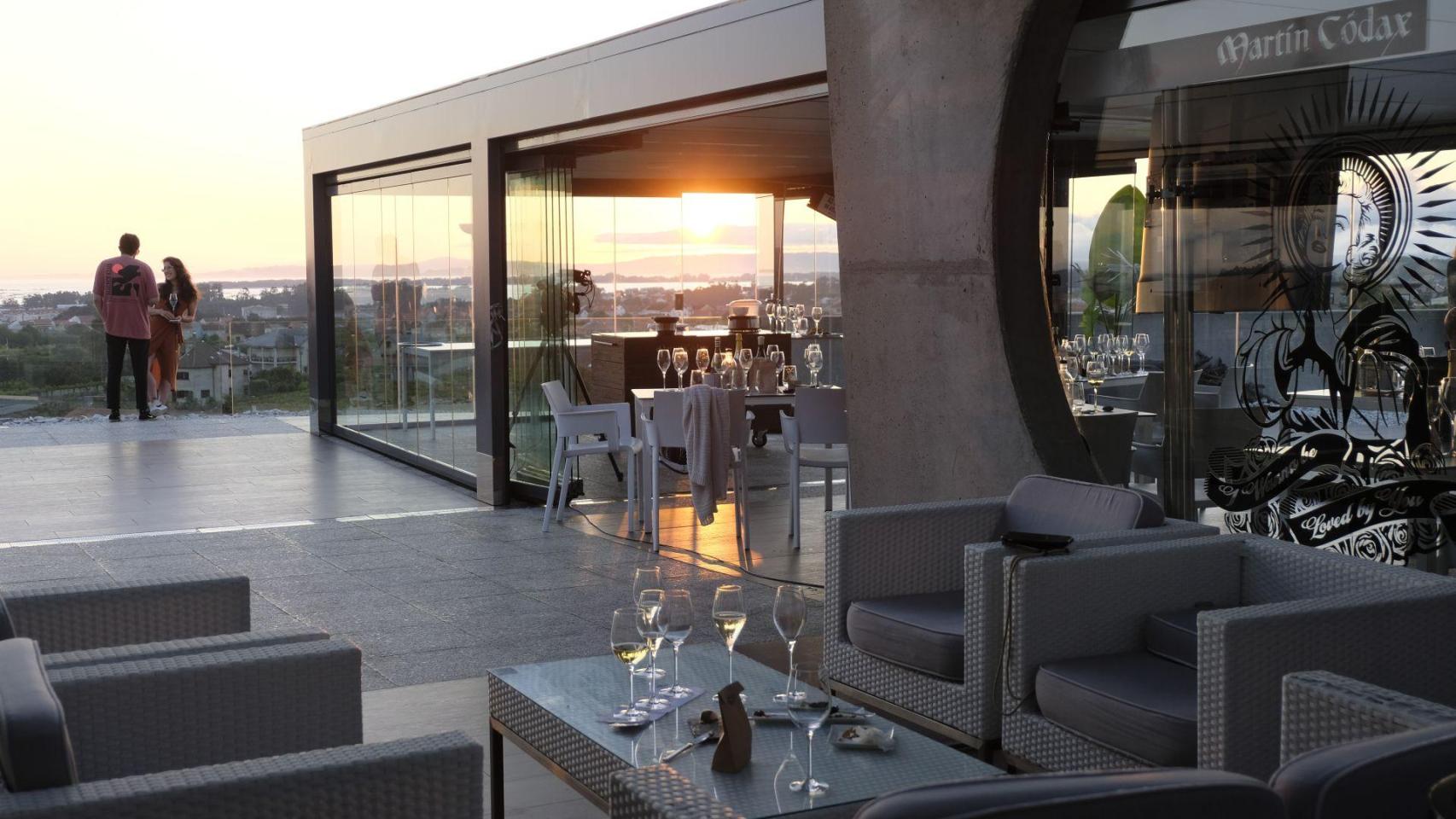 Una vista desde las Bodegas Martín Códax