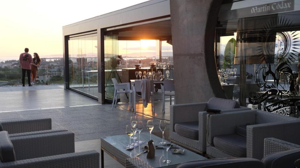 Una vista desde las Bodegas Martín Códax