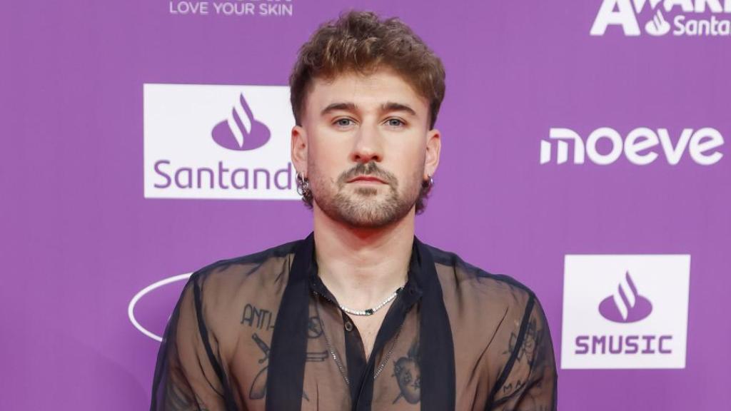 Dani Fernández, en LOS40 Music Awards Santander en Valencia este pasado viernes, 7 de noviembre.