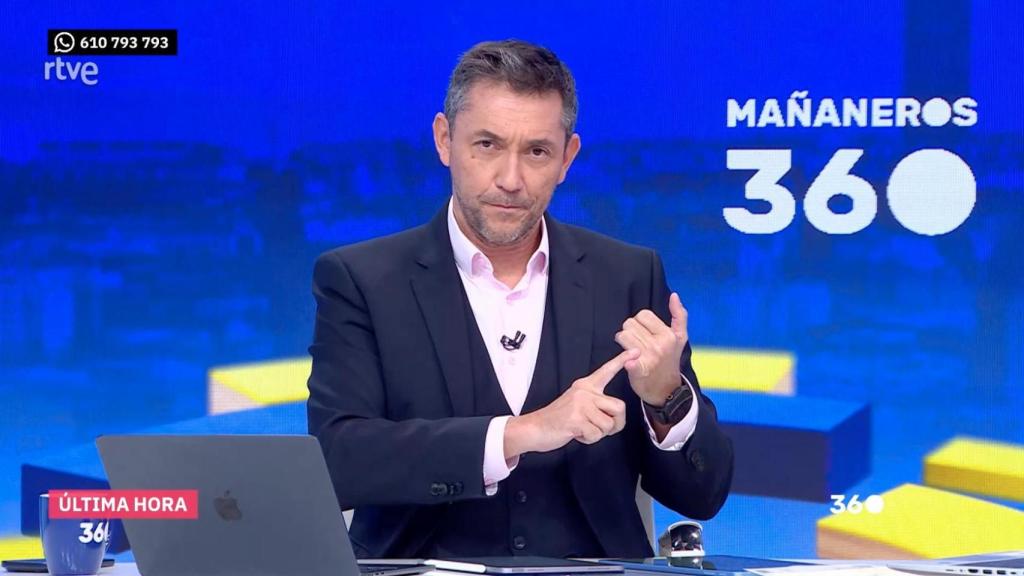 Javier Ruiz en 'Mañaneros 360'.