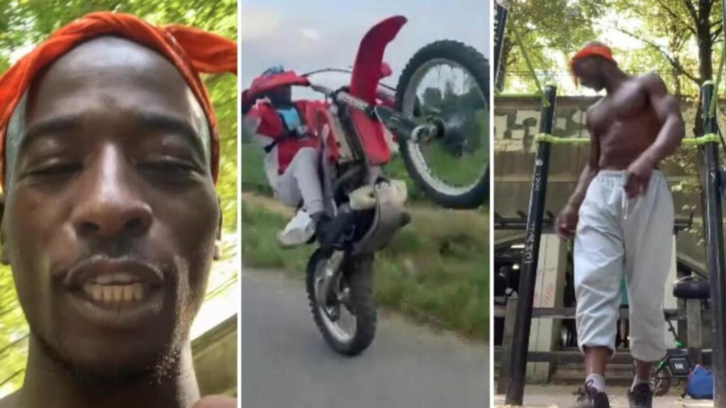 Abdoulaye N., conocido en redes como 'Doudou Cross', el hombre francés detenido por el robo del Museo del Louvre.