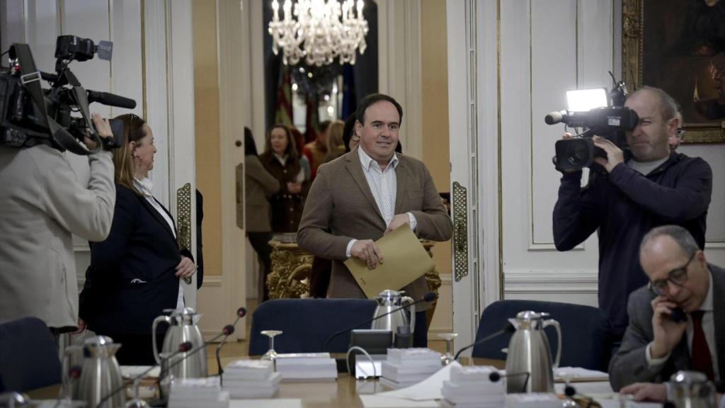 Juanfran Pérez Llorca, en Les Corts. José Cuéllar / Corts