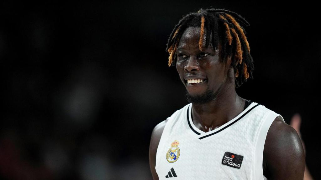 Ndiaye, en la semifinal de la Liga Endesa ante el Unicaja.