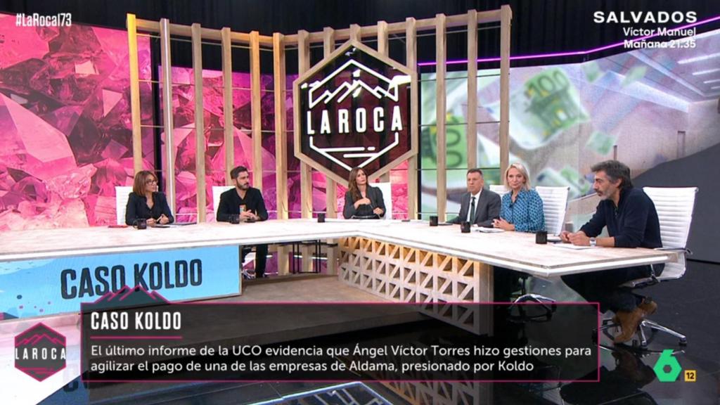 El plató de 'La Roca'.