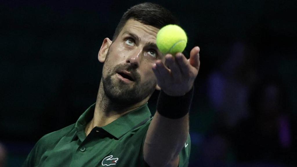 Novak Djokovic, en la final del ATP 250 de Atenas.