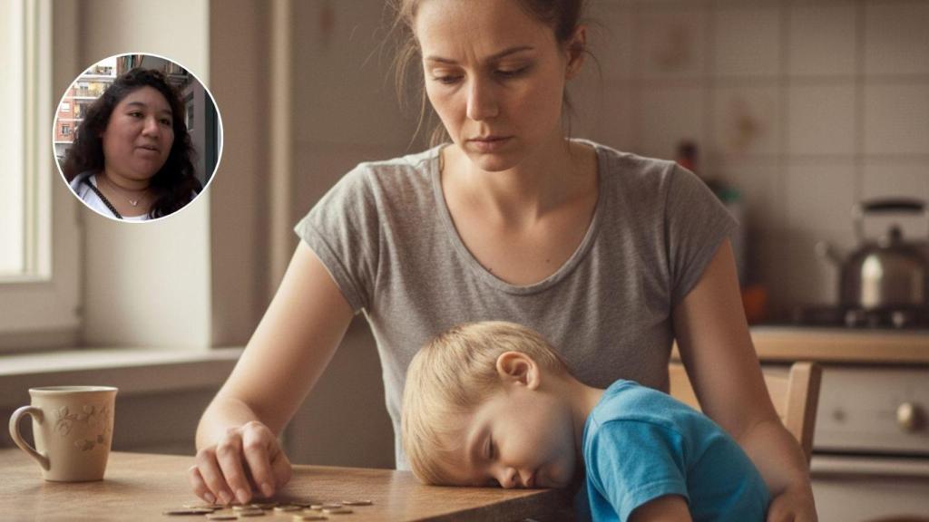 Milagros y una madre creada con IA.