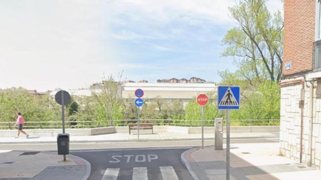 Zona donde apareció el cuerpo sin vida de la mujer en Valladolid