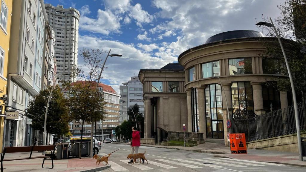 Cielos con nubes y claros en A Coruña.