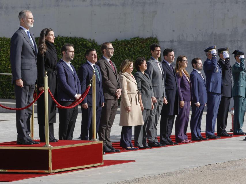 Los Reyes, despedidos con honores militares este domingo 9 de noviembre.