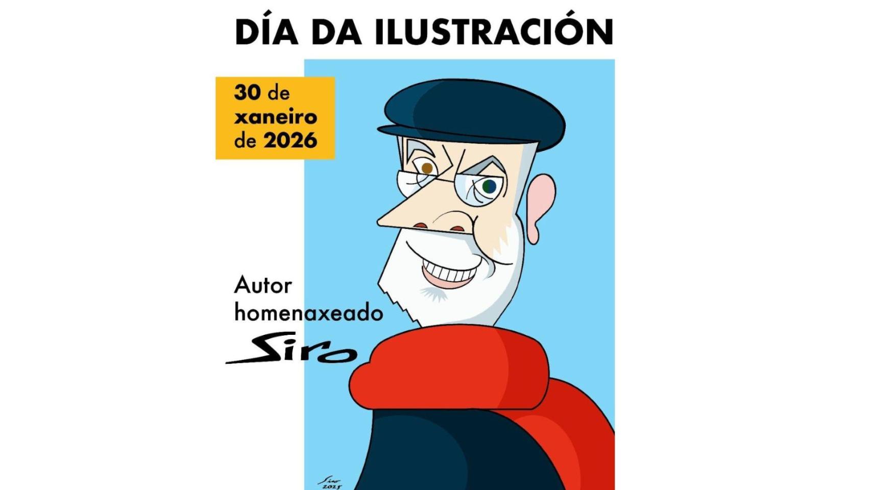 Siro será el homenajeado del Día da Ilustración de Galicia 2026