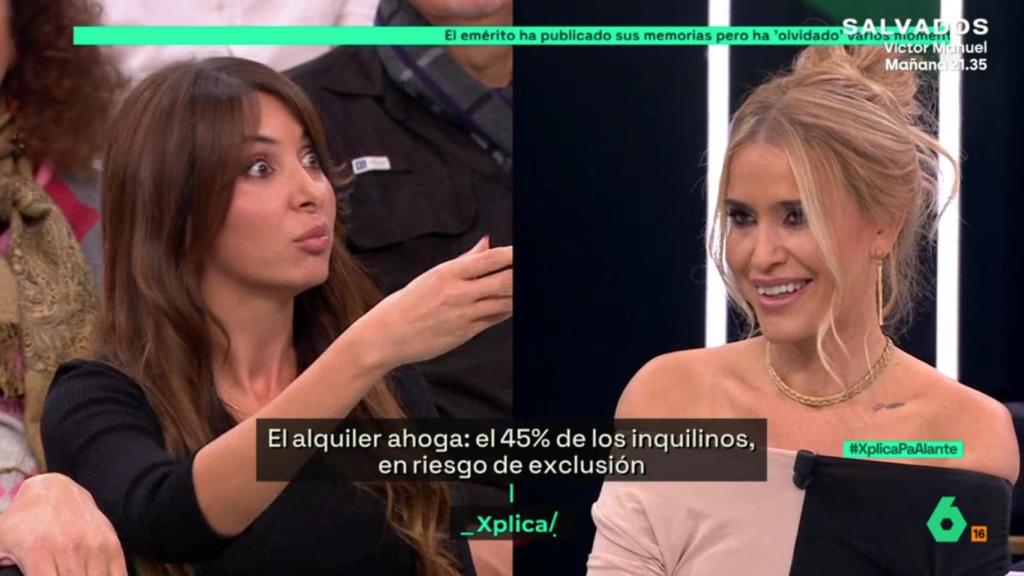 Tania Tejeira y Afra Blanco en 'laSexta Xplica'.