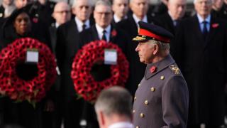 El rey Carlos III preside el Día del Recuerdo este domingo, 9 de noviembre, en Londres.
