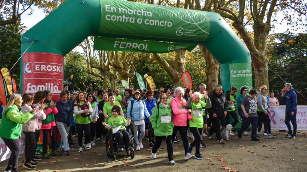 Marcha contra o Cancro de Ferrol 2025.