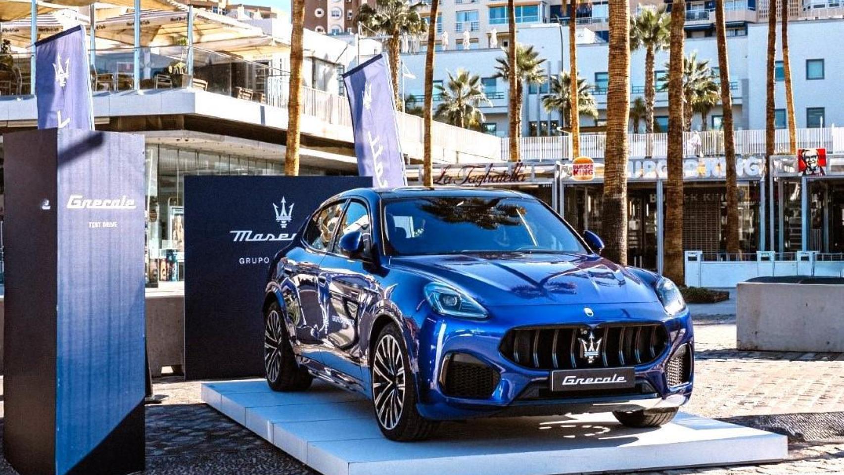 El Maserati Grecale se deja ver en el Muelle Uno de Málaga