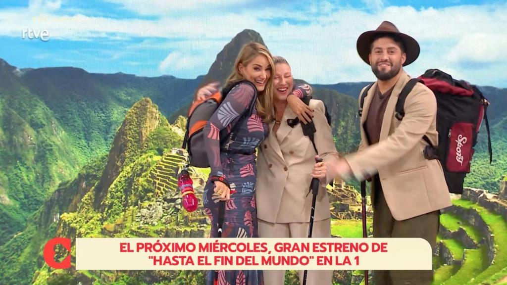 Alba Carrillo, Anne Igartiburu y Javier de Hoyos en 'D Corazón'.