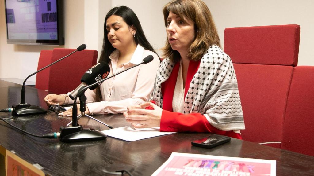 Presentación de las jornadas 'Mulleres lideresas migrantes no emprego do fogar e os coidados'.