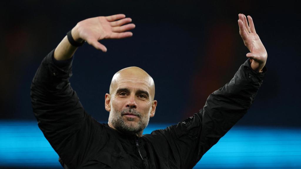 Pep Guardiola el día que cumple los 1.000 partidos como entrenador.