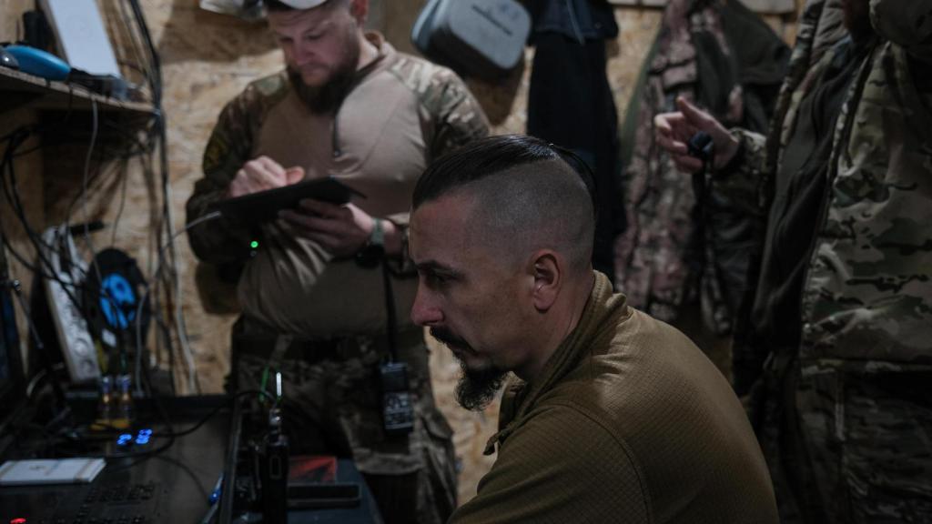 Ukrainian pilots from the Predator Brigade carry out an attack mission with a GARA bomber drone on the Pokrovsk front.