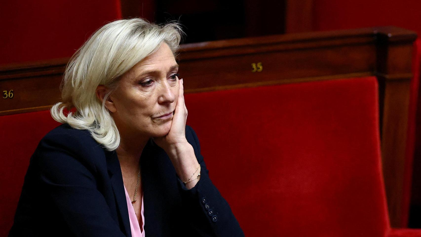 Marine Le Pen el pasado 24 de octubre en la Asamblea Nacional.