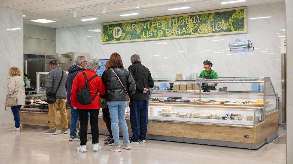 La sección de platos preparados que tiene este nuevo establecimiento.