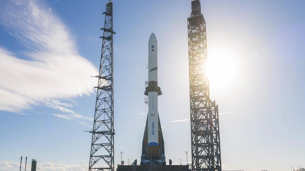 New Glenn en su último intento de lanzamiento.