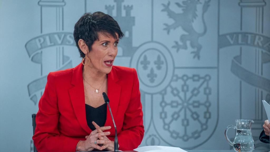 La ministra de Inclusión, Seguridad Social y Migraciones, Elma Saiz.