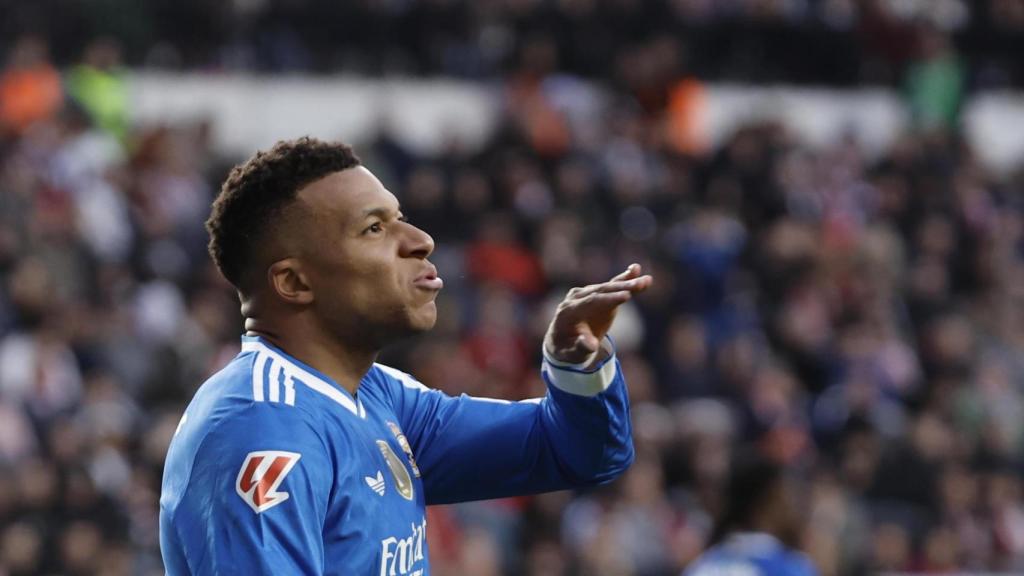 Kylian Mbappé, con el Real Madrid