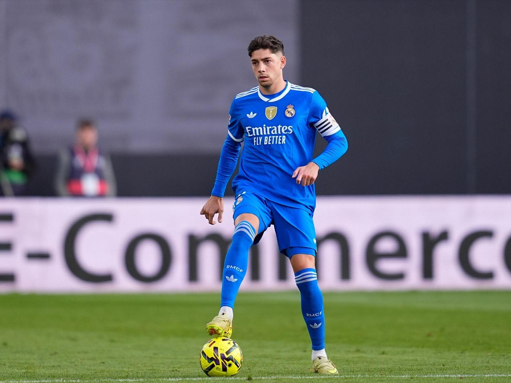 Fede Valverde, durante el Rayo - Real Madrid