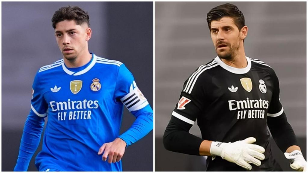Fede Valverde y Thibaut Courtois
