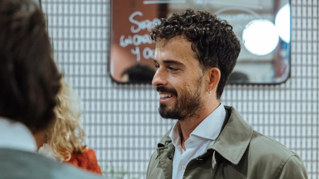 El nuevo portavoz adjunto de Vox en el Congreso, Carlos Hernández Quero, durante un acto sobre la vivienda.