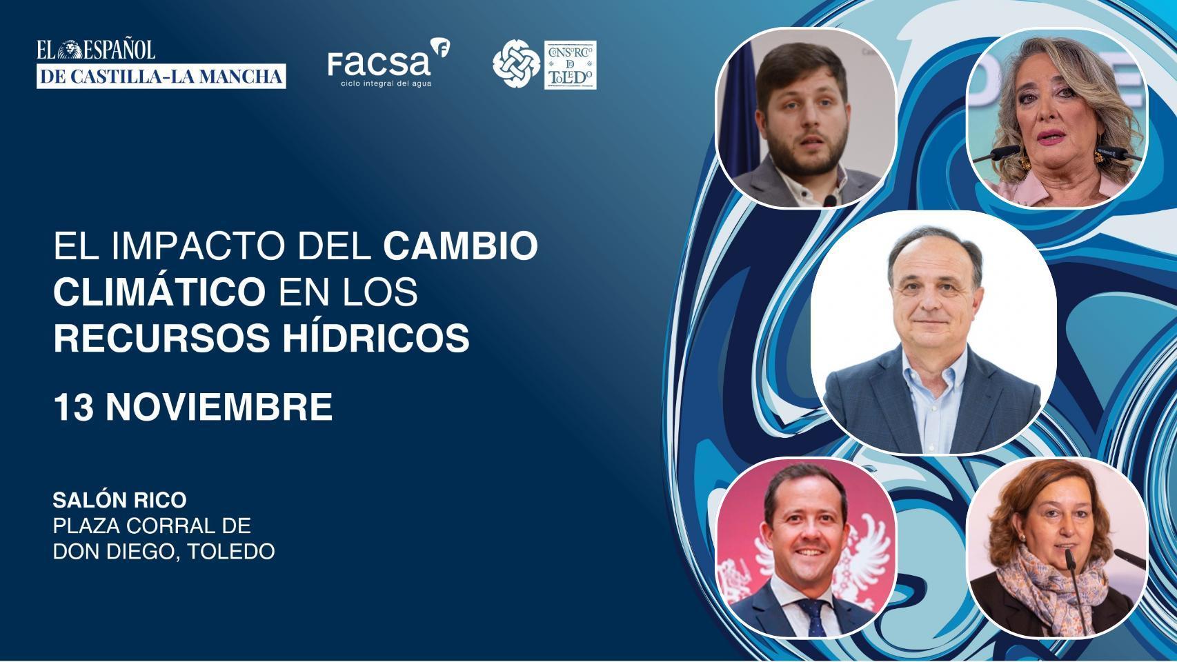 Una jornada organizada por EL ESPAÑOL y FACSA analizará el impacto del cambio climático en los recursos hídricos