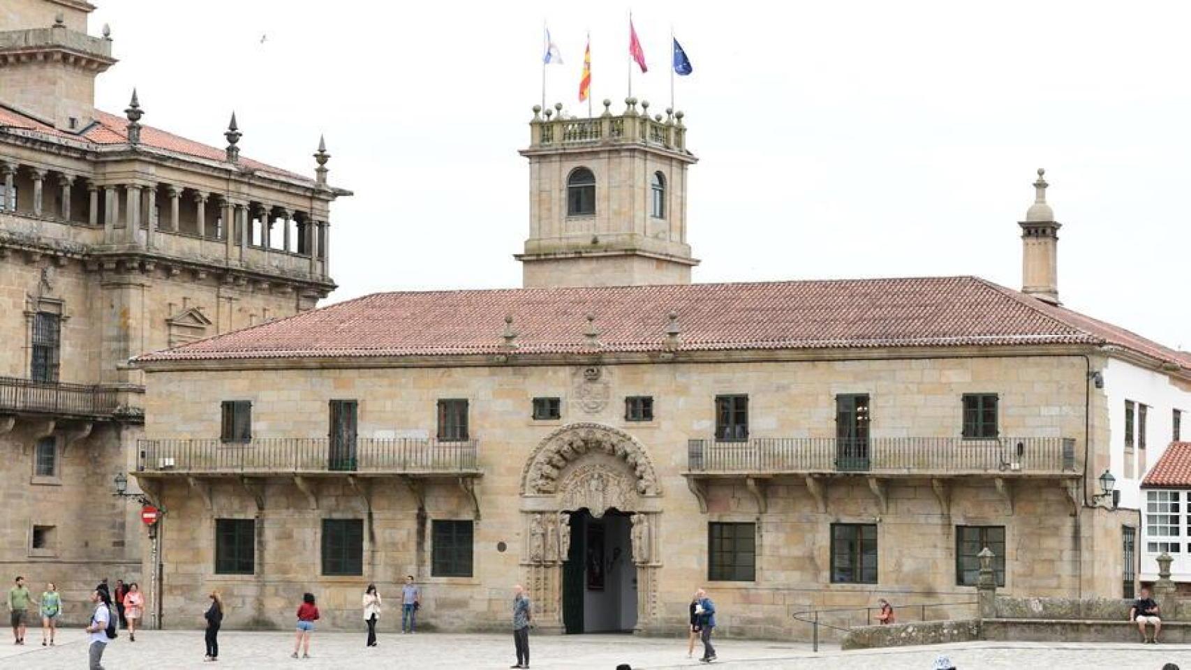 Rectorado de la Universidad de Santiago en la Praza do Obradoiro