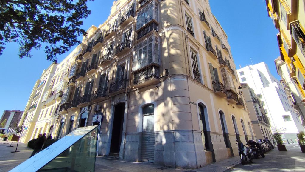 Imagen del edificio 38 de la Alameda Principal de Málaga.