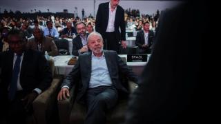 El presidente brasileño Lula da Silva, durante la ceremonia de inauguración de la cumbre del clima de la ONU.