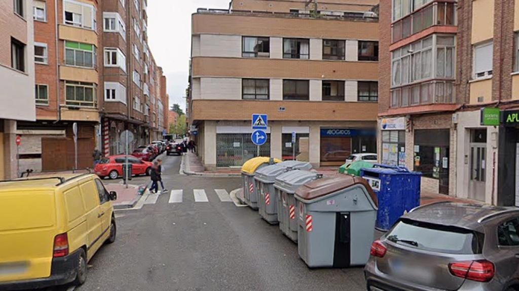 Calle Carmelo en el barrio de Las Delicias de Valladolid