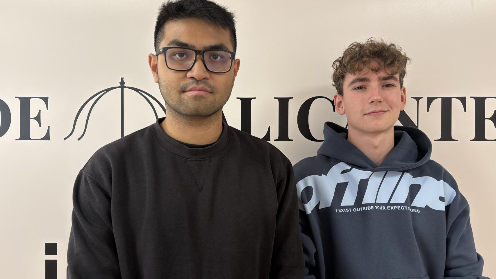 El presidente del CJA, Ricardo Luis Villanueva, y uno de los miembros de una mesa de trabajo, Miguel Ángel García.