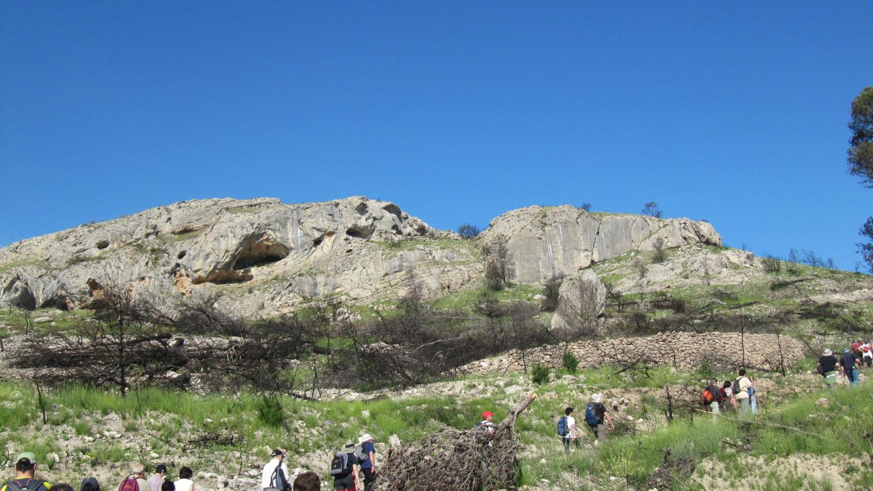 Vista de la sierra que rodea Alcoy.