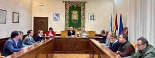 Comisión de Seguimiento del AVE. Foto: Ayuntamiento de Talavera.