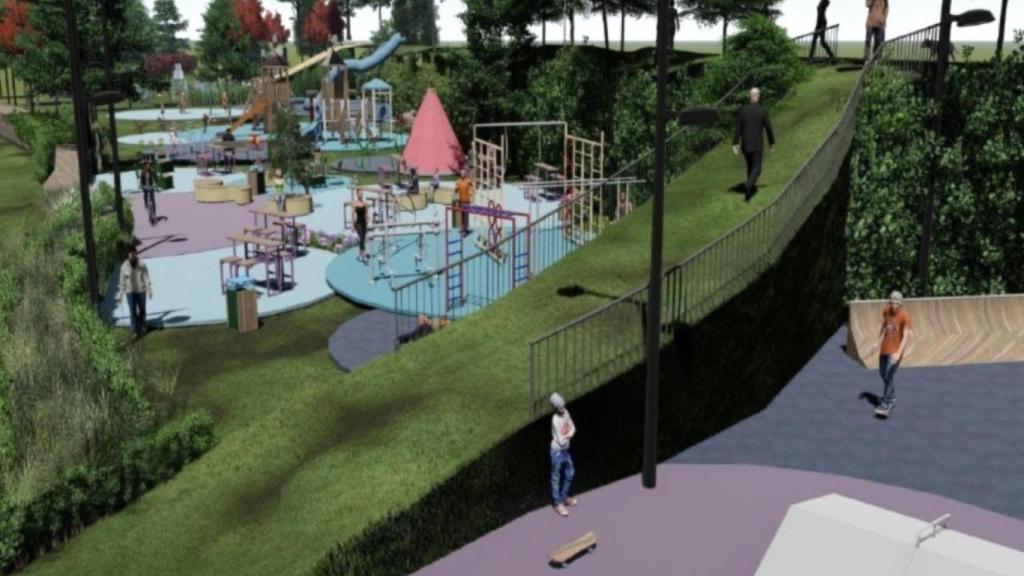 Así será el nuevo Parque Multiocio de Mos (Pontevedra): más de 8.000 metros cuadrados y 5 áreas diferentes