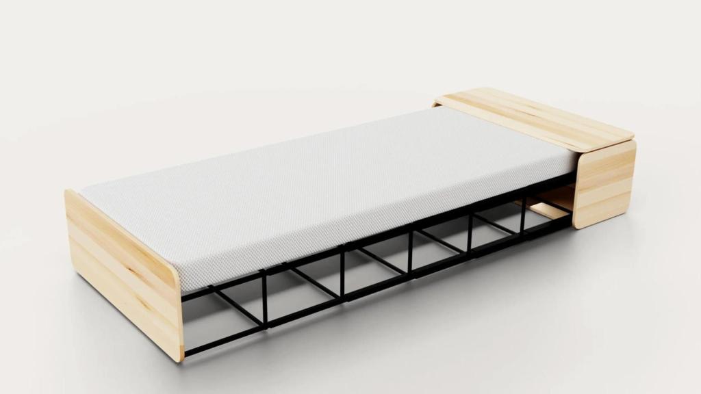 Cama totalmente desplegada.