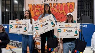 La skater coruñesa Lucía Couñago logra el tercer puesto en el Neskup Skate Contest