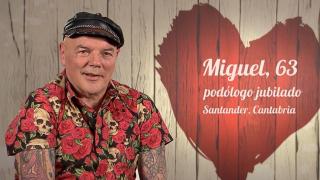 Miguel, podólogo jubilado, en 'First Dates'.